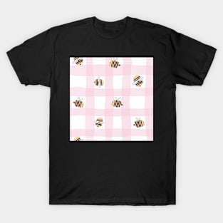 Hand drawn Bee pattern T-Shirt